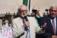 Jeremy Corbyn MP joins demonstrators outside the Royal Courts of Justice, central London, May 13, 2025