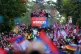 Crystal Palace players on a open-top bus pass by fans during the FA Cup winners parade in London. Crystal Palace won the FA Cup after a 1-0 victory over Manchester City at Wembley. Picture date: Monday May 26, 2025