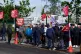 Striking refuse workers outside Perry Barr depot in Birmingham, amid an ongoing strike in the city, June 10, 2025