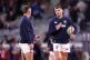 England's Owen Farrell (right) and Ben Earl before the Qatar Airways Lions Tour 2025 match at GIO Stadium Canberra, Australia, July 9, 2025