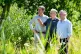 Energy Security and Net Zero Secretary Ed Miliband (left) and Environment Secretary Steve Reed (right) are joined by Jeremy Biggs (centre) of the Freshwater Habitats Trust during a visit to the Ock and Thame Farmers floodplain restoration project, Oxfordshire, July 11, 2025