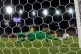 England goalkeeper Hannah Hampton saves from Sweden's Sofia Jakobsson in the penalty shoot-out during the UEFA Women's Euro 2025 quarter-final match at the Stadion Letzigrund in Zurich, Switzerland, July 17, 2025