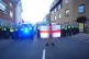 Police officers and protesters on Hemnall Street in Epping, after a protest outside the Bell Hotel in Epping, Essex. There have been a number of demonstrations outside the hotel, believed to be housing asylum seekers, since police charged 38-year-old asylum seeker Hadush Gerberslasie Kebatu with sexual assault following an incident where he is alleged to have attempted to kiss a 14-year-old girl. Picture date: Sunday July 20, 2025