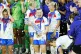 England's Chloe Kelly celebrates with the trophy after winning the UEFA Women's Euro 2025 final at St. Jakob-Park in Basel, Switzerland. Picture date: Sunday July 27, 2025