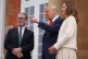 Prime Minister Keir Starmer (left) and his wife Lady Victoria Starmer are greeted by US President Donald Trump at his Trump Turnberry golf course in South Ayrshire, during his five-day private trip to the country, July 28, 2025