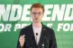 Scottish Green Party's Ross Greer MSP at the 2023 Scottish Green Party Spring Conference at the Golden Jubilee Conference Centre in Clydebank, March 25, 2023