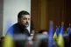 President of Ukraine Volodymyr Zelenskyy attends the parliament session in Kyiv, Ukraine, July 17, 2025