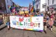 LGSM members take part in the march at the Durham Miners' Gala, July 13, 2025