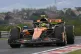 McLaren driver Lando Norris of Britain steers his car during the first free practice at the Hungaroring racetrack in Mogyorod, Hungary, August 1, 2025, ahead of the Hungarian Formula One Grand Prix