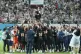 Tottenham Hotspur's Son Heung-min, top, is tossed into the air by his teammates after the pre-season friendly match against Newcastle United at Seoul World Cup Stadium in Seoul, South Korea, August 3, 2025