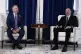 Azerbaijan President Ilham Aliyev (right) and Special Presidential Envoy Steve Witkoff, meet after attending the signing of a memorandum of understanding on energy cooperation between Azerbaijan and Exxon, August 7, 2025 in Washington