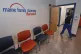  Vanessa Shields-Haas, a nurse practitioner, walks from the lobby toward the examination rooms at the Maine Family Planning healthcare facility, July 15, 2025, in Thomaston, Maine
