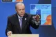 Turkish President Recep Tayyip Erdogan gestures during a press conference after the plenary session at the NATO summit in The Hague, Netherlands, on June 25, 2025