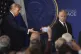 President Donald Trump (left) and Russia's President Vladimir Putin arrive for a joint press conference at Joint Base Elmendorf-Richardson, Alaska, August 15, 2025