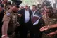 Former Sri Lankan President Ranil Wickremesinghe (centre) is produced in a court by the police in Colombo, Sri Lanka, August 22, 2025