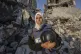 Freelance journalist Mariam Dagga, 33, who had been working with the Associated Press and other outlets during the Gaza war, poses for a portrait in Khan Younis, June 14, 2024. She was among at least 19 people killed in Israeli strikes on Nasser Hospital