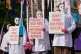 Campaigners opposing the assisted dying Bill demonstrate at Parliament Square, Westminster, central London, June 20, 2025