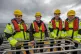 (left to right) Scottish Labour leader Anas Sarwar, Labour leader Sir Keir Starmer, Shadow climate change secretary Ed Miliband and MSP Colin Smyth during a visit to the Beatrice wind farm off the Caithness coast, March 24, 2023