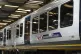 A view of Great British Railways branding on the side of a train carriage at the South Western Railway (SWR) Bournemouth Traincare Depot, in Dorset, May 22, 2025