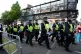 Police officers on Ladbroke Grove as the Notting Hill Carnival celebration take place in west London over the Summer Bank Holiday weekend, August 26, 2024