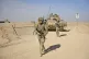 British soldiers leave Patrol Base Lash Durai, Helmand Province, Afghanistan, December 2013