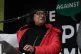 MP Diane Abbott addressing the People's Assembly Britain is Broken national demonstration in central London, November 5, 2022