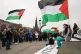 Protesters during a pro-Palestine rally in Edinburgh organised by the Scottish Palestine Solidarity Campaign, calling for a ceasefire in the conflict between Israel and Hamas. Picture date: Saturday March 9, 2024