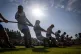 Competitors take part in the tug of war during the Braemar Gathering highland games at the Princess Royal And Duke Of Fife Memorial Park held a short distance from the royals' summer retreat at the Balmoral estate in Aberdeenshire. Picture date: Saturday September 7, 2024