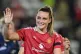 Manchester United's Ella Toone acknowledges fans following the Adobe Women's FA Cup quarter-final match at the Leigh Sports Village, Greater Manchester, March 8, 2025