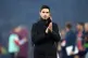 Arsenal manager Mikel Arteta applauds the fans following defeat in the UEFA Champions League semi final, second leg match at the Parc des Princes in Paris, France, May 7, 2025