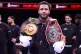 Moses Itauma celebrates victory following the WBO Inter-Continental heavyweight bout against Mike Balogun (not pictured) at the OVO Hydro, Glasgow, May 24, 2025