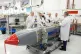 Defence Secretary John Healey (third left) and his French counterpart Sebastien Lecornu (second left) view a long-range air-launched Storm Shadow cruise missile, during a visit to MDBA in Hertfordshire, July 9, 2025