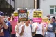 Protesters take part in the Stand Up To Racism rally in Guildhall Square, Portsmouth, August 22, 2025