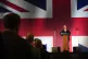 Nigel Farage addresses the media yesterday
