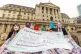Positive Money, Tax Justice UK, Equality Trust and Green New Deal Rising activists protest outside the Bank of England, August 7, 2025
