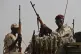Sudanese soldiers from the Rapid Support Forces unit, in the East Nile province, Sudan, June 22, 2019