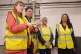 Deputy Prime Minister Angela Rayner, Chief Executive of Crisis Matt Downie, Mayor of London Sadiq Khan and Homelessness Minister Rushanara Ali during a visit to the homelessness charity Crisis, December 17, 2024