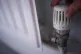 A general view of the temperature control of a radiator in a home in London