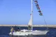  A boat that is part of the Global Sumud Flotilla departs to Gaza to deliver aid amidst Israel's blockade on the Palestinian territory, in the Tunisian port of Bizerte, Saturday, Sept. 13, 2025