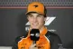 McLaren driver Oscar Piastri of Australia attends a news conference at the Baku City Circuit, ahead of the Azerbaijan Formula One Grand Prix in Baku, Azerbaijan, September 18, 2025