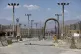 A gate is seen at the Bagram Air Base in Afghanistan, June 25, 2021