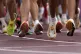 Athletes start the men's 20 kilometers race walk at the World Athletics Championships in Tokyo, September 20, 2025