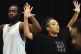 Alexander Bellinfantie and Chanté Faucher in rehearsals for Black Power Desk / Pic: Ali Painter