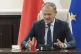 Polish Prime Minister Donald Tusk holds an extraordinary government meeting at the chancellery, following violations of Polish airspace during a Russian attack in Warsaw, Poland, September 10, 2025.Photo: Chancellery of the Prime Minister of Poland via AP