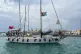 The Italian fleet of the Global Sumud Flotilla departs from the port of Siracusa, Italy, September 11, 2025. Photo: Sebastiano Diamante/LaPresse via AP