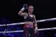 Ellie Scotney celebrates after winning the European super-bantamweight title fight against Mary Romero at the OVO Arena Wembley, London, October 29, 2022