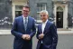 Mayor of Greater Manchester Andy Burnham and Mayor of London Sadiq Khan outside 10 Downing Street in Westminster, central London following a meeting with Prime Minister Sir Keir Starmer and English regional mayors, Tuesday July 9, 2024
