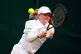 Francesca Jones during her match against Yuliia Starodubtseva on day two of the 2025 Wimbledon Championships at the All England Lawn Tennis and Croquet Club, London, July 1, 2025