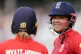 England's Sophia Dunkley (right) ahead of the fourth women's IT20 at Old Trafford Cricket Ground, Manchester, July 9, 2025