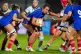 France's Teani Feleu in action during the Women's Rugby World Cup 2025 Pool D match at Sandy Park, Exeter, August 23, 2025